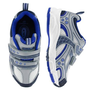 pediped Flex Mercury Silver Blue Sneaker