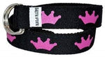Kula Klips - Buckled Belts, Black/Pink Crown