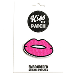 Kiss my Patch - Embroidered Sticker