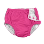 iPlay Snap Reusable Absorbent Swim Diaper - Hot Pink