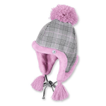 Sterntaler Checkered Hat - Pink Pompom STR-4411624