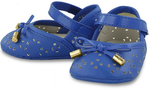 Mayoral Die-Cut Baby Mary Janes Shoes (9505), Ceramic Blue