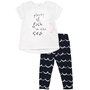 Petit Lem Girls T-Shirt & Legging Knit Set - Go With the Flow