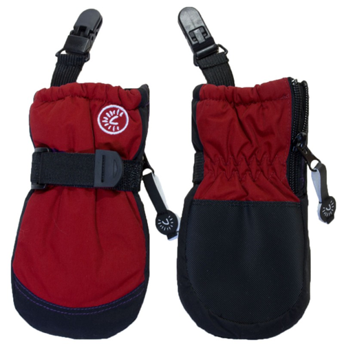 Calikids Waterproof Mitten with Clip - Scooter Red