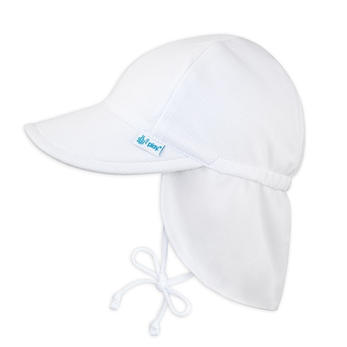 iPlay Breatheasy Flap Sun Protection Hat - White