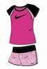 Nike Vivid Pink Short Set - 361837