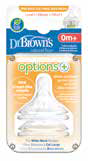 Dr. Browns Options+ Wide-Neck Silicone Nipples (2-pack)