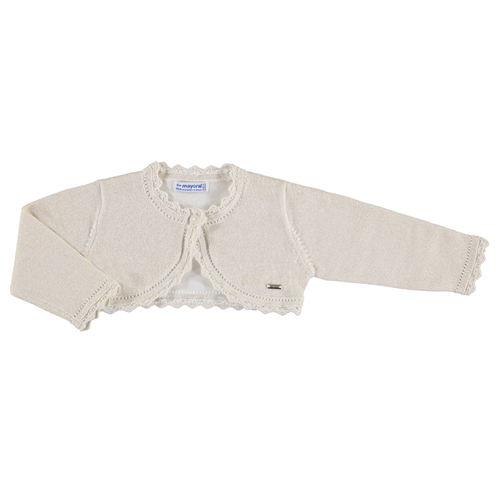 Mayoral Basic Knitted Cardigan - Sand (308)