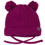 Calikids Cotton Knit Pompom Hat - Magenta