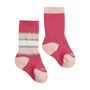 Kombi The Color Fan Baby Twin Pack Infant Sock - Bright Pink