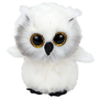 Ty Beanie Boos - Austin the White Owl w/glitter eyes