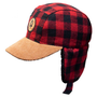Calikids Trapper Plaid Hat - Red