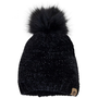 Calikids Chenille Knit Hat - Black
