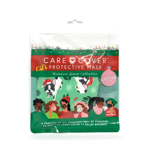 Care Cover Kids XMas Face Mask