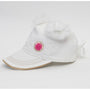 Calikids Girl Ball Hat - White (S2127)