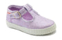 Cienta T-Strap Sparkle Shoes - Purple (51-083-13)