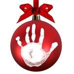 Pearhead Babyprints Holiday Red Ball Ornament
