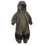 Calikids One Piece Double Zippered Rain Suit  - Olive