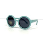 Real Shades Round Style Sunglasses - Matte Cool Blue
