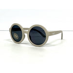 Real Shades Round Style Sunglasses - Matte Warm Grey