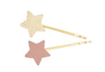 Great Pretenders Boutique Matte Star Bobby Hairclips, 2pc