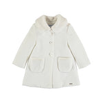 Mayoral Dress Coat - Pure White (2432)