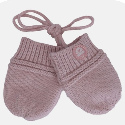 Calikids Newborn Knit Baby Mittens with Cord (W2276)