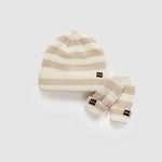 Kombi Little One Knit Toque and Mittens Set - Moonstone