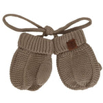 Calikids Cotton Cabled Knit Mitten - Cashmere