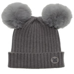 Calikids Knit Baby Hat - Grey (W22209)