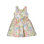 Abel & Lula Linen Flower Dress - Anise (5034)