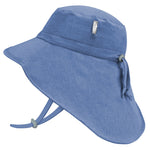 Jan & Jul Aqua Dry Adventure Hat - Blue - Blue Trim/Aqua Dry
