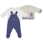 Mayoral Knit Dungarees Set - Winterblue (2677)
