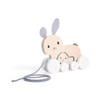 Bigjigs Bunny & Baby Pull Along - FSC 100%