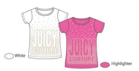 Juicy Couture T-Shirt - JCTXG0545, White