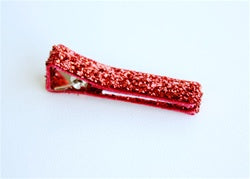 Bugalug Really Red Barrette - Pair