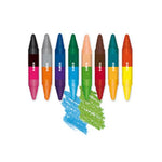 Djeco Twin Crayons 16 Colours (8-pack)
