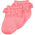 Mayoral Dressy Socks with Flounce - Coral (9458), Coral