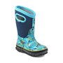 Bogs Kids Insulated Boots Classic Owl - Blue Multi