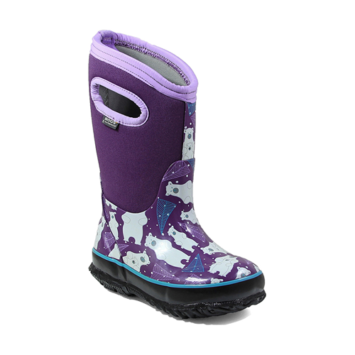Bogs Kids Insulated Boots Classic Bears - Purple Multi