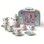 Butterfly Porcelain Tea Set in Carry Case