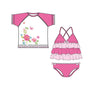 Absorba Collection Pink/White 2Pc Swim Set
